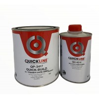 Автомобильный грунт наполнитель Quickline 4:1 Quick-Build  0,8л + отвердитель 0,2л белый