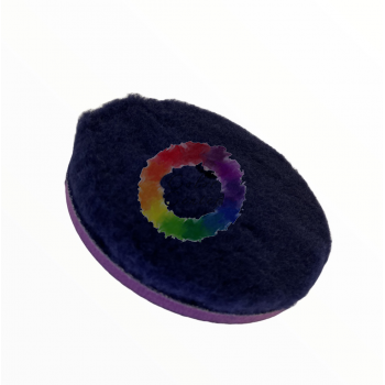 Zvizzer шерстяной круг, ворс 15 мм "Doodle" Wool-Pad, black 15mm, 135мм